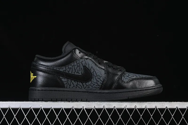 All categories Air Jordan Jordan series basketball shoes Air Jordan 1 Low G version pure original Air Jordan 1 Low "Elephant" AJ1 Joe 1 burst pattern Danger warning low-top cultural casual sneakers IM6568-010
